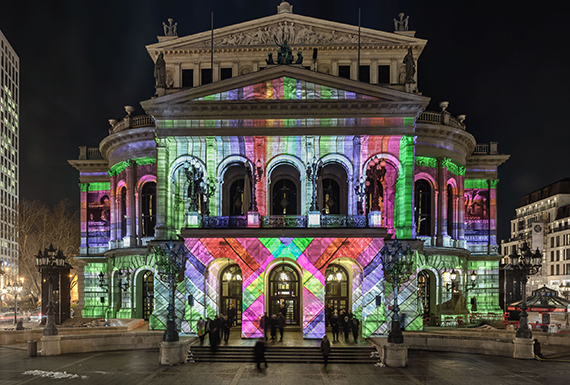 Studio Rekkab - LUMINALE 2018 - Changing Times – Karmachina/Milano, Alte Oper Frankfurt - Foto: © Oliver Blum