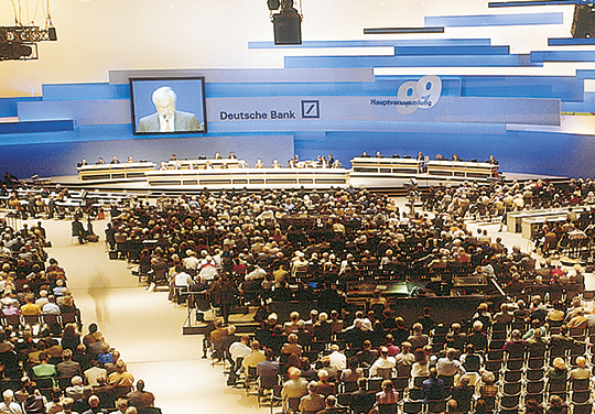Deutsche Bank Hauptversammlung